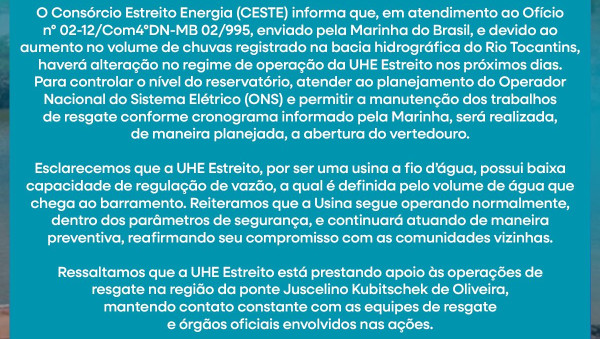 Nota de esclarecimento em atendimento ao Ofício n° 02-12/Com4°DN-MB 02/995, enviado pela Marinha do Brasil